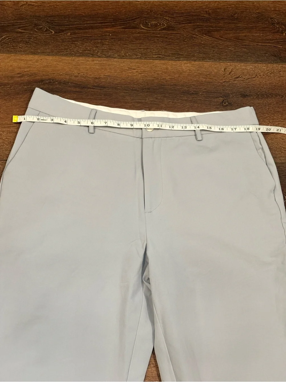 Men's Light Blue Slim Dress Pants Size XL